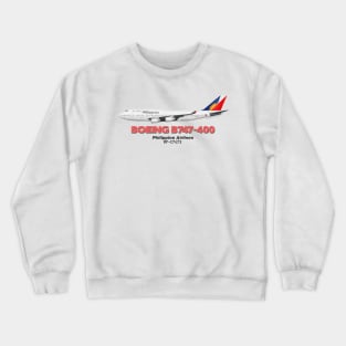 Boeing B747-400 - Philippine Airlines Crewneck Sweatshirt